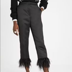 kate spade feather pants